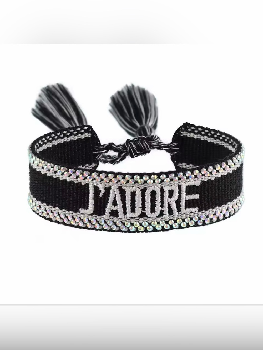 'J'Adore' Woven Bracelet